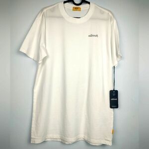 Allbirds Allgood Cotton Logo Tee Blizzard Men Multiple Sizes